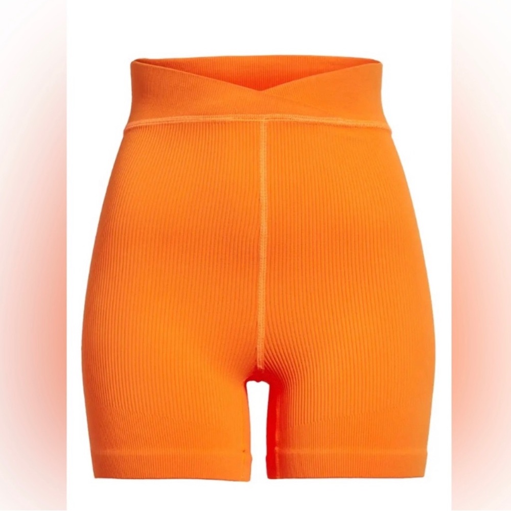 NWT Free People Free Throw orange shorts